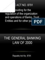 General Banking Laws