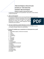 Propiedades Macromorfológicas y Fisicas