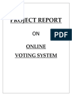 Project Report: Online Voting System