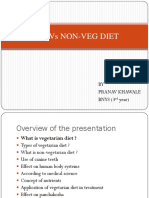 Veg Vs Non-Veg Diet: BY Pranav Khawale Bnys (3 Year)