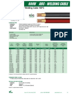 Zero Halogen EP Welding Cable 105ºC Industrial Grade: Specifications & Standards Construction