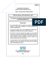 PHE-07 Assignments 2019 (English) PDF