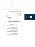 1 Diagram Below Shows A Strip of Ticker Tape