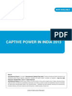 Report Captive Power in India June 2013