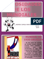 Curiosidades de Los Mundiales