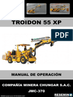 Manual de Operación Troidon 55 XP JMC-370 PDF