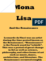 Mona Lisa: and The Renaissance