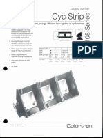 Colortran Cyc Strip Spec Sheet 1994