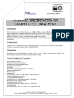 Specification On Cataphoresis Treatment PDF