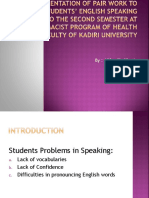 Academic Speaking