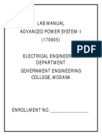 Lab Manual Advanced Power System-1 (170905)