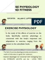 Exercise Physiology and Fitness