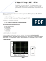 Creating A PWM Signal Using A PIC 16F84