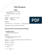 METODE Pendugaan Parameter