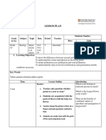 Grade 10 Science Lesson Plan 1