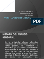 Historia Evaluación Sensorial