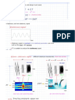 F.S À F.T À L.T À Z.T STFT CWT DWT: I Stationary Signal I Stationary Signal