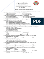 3rd Periodic Test - Grade 9