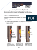 Davis Stage Cementing Collar and Equipment PDF