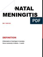 Neonatal Meningitis