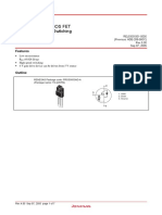 Silicon N Channel MOS FET High Speed Power Switching: Features