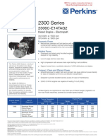 Perkins 2306 Genset Spec Sheet