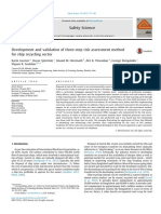 Development and Validation of Three Step Risk Assessment Method For Ship Recycling Sector 2015 Safety Science