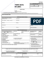 Employers Data Form 2019