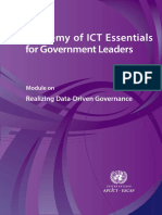 Realizing Data Driven Governance Ebook