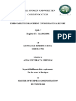 BA5111-Spoken and Written Communication Report Format