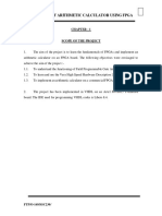 Design of Arithmetic Calculator Using Fpga