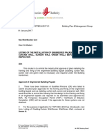 Circular On Listing of Engineered Facade