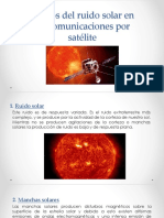 Efecto Del Ruido Solar en Las Comunicaciones Por Satélite