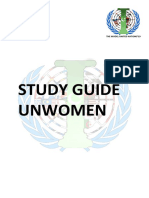 Study Guide Unwomen: The Model United Nations'19