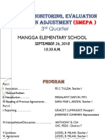 School Monitoring, Evaluation and Plan Adjustment 3 Quarter: (Smepa)