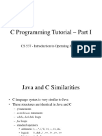 C Programming Tutorial - Part I: CS 537 - Introduction To Operating Systems