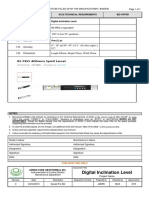 Technical Data Sheet: Digital Inclination Level