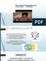 " Gender Equality Is Critical To The Development and Peace of Every Nation." - Kofi Annan