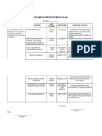 Reading Intervention Plan