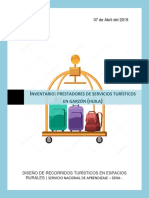 Inventario de Prestadores de Servicios Turísticos en El Munidipio de Garzón