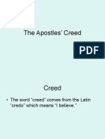 The Apostles Creed