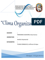 Clima Organizacional