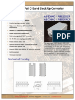 20W Full C-Band Block Up Converter: Abe20Xc / Abe20Xcf Abd20Xc / Abd20Xcf