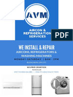 We Install & Repair: Aircons, Refrigerators & Washing Machines