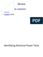 Identifying Electrical Power Tools