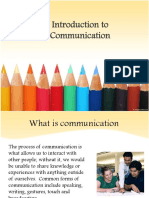 Introduction To Communication