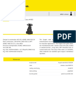 ANSI Valves Forged Steel Gate Valves ANSI Class # 800