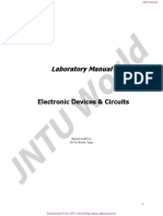 Electronic Devices and Circuits Lab Manual PDF