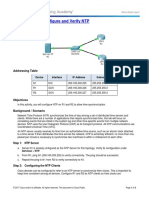 10.2.1.4 Packet Tracer - Configure and Verify NTP