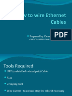 How To Wire Ethernet Cables